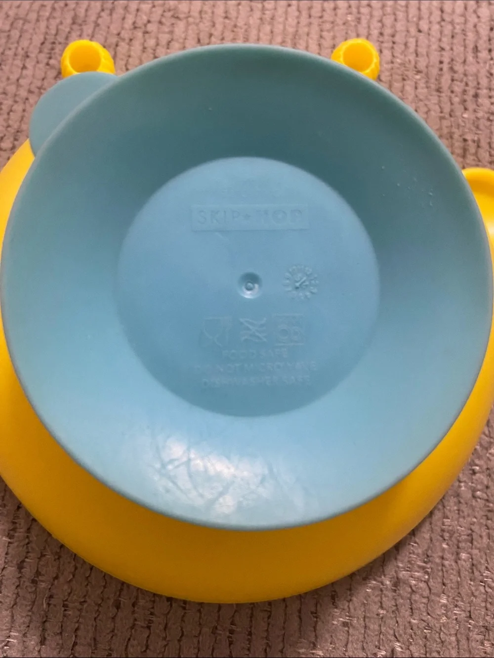 Skip Hop activity center Yellow Bee Face suction Bowl explore & more